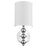 Trend Lighting St. Clare 1 Light Wall Lamp, Chrome/White 1/2 Round - TW6358