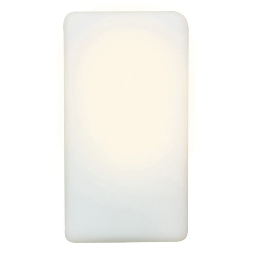 Access Lighting Brick 1 Light Wall Sconce, Opal Glass