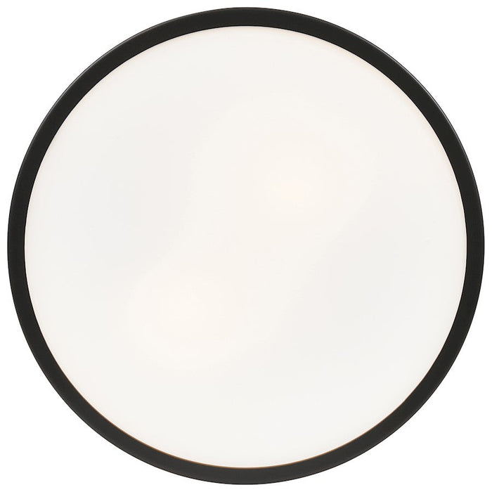 Access Lighting Aero Flush Mount, Matte Black/Opal