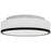 Access Lighting Aero Flush Mount, Matte Black/Opal