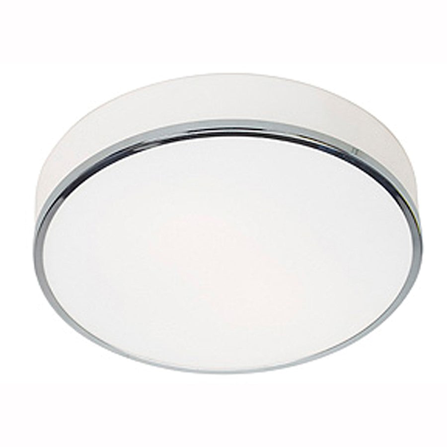 Access Lighting Aero 2 Light Flush Mount, Chrome