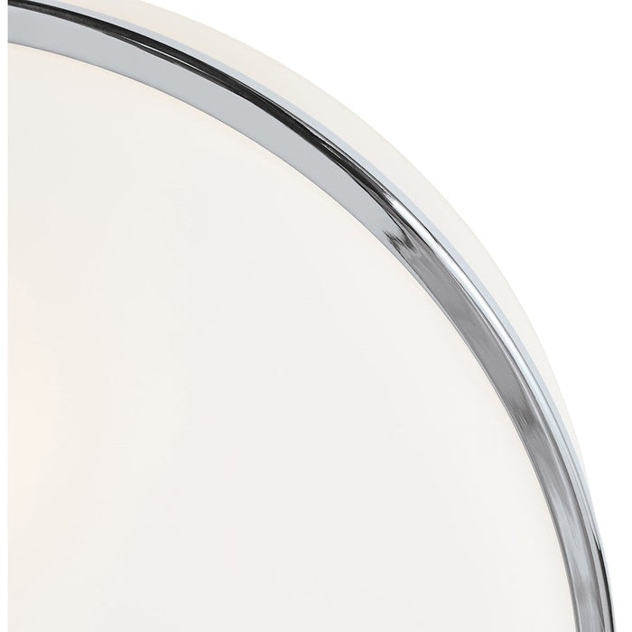 Access Lighting Aero 2 Light Flush Mount, Chrome