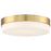 Access Lighting Roma 1 Light LED Flush Mount, Brass/Opal - 20827LEDD-ABB-OPL