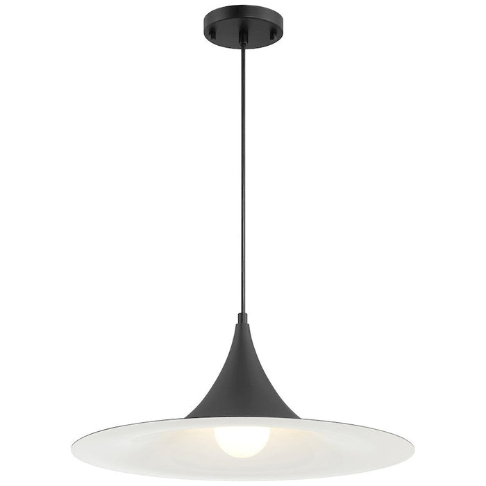 Access Lighting Costa 1 Light 19" LED Pendant, Matte Black - 23785LEDDLP-MBL