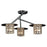 Access Lighting Prizm 3 Light Semi-Flush, Chrome