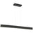 Access Lighting Form 1 Light LED Linear Pendant, Black/Clear - 24900LEDD-MBL-ACR