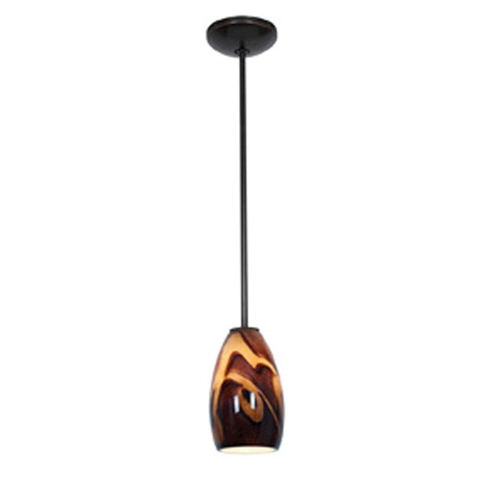 Access Lighting Champagne 4R Rod Pendant