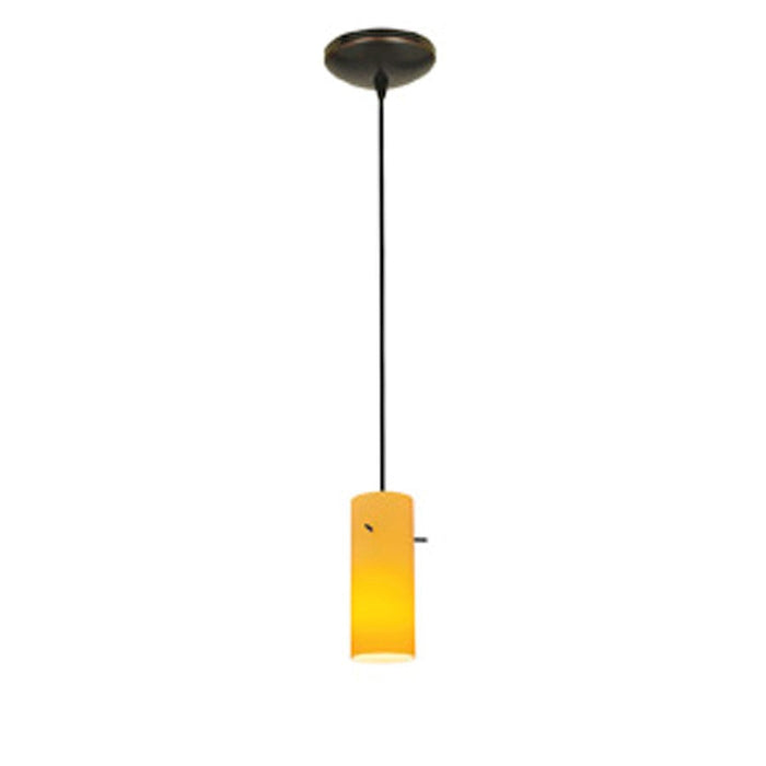 Access Lighting Cylinder 3C 1 Light Cord Pendant