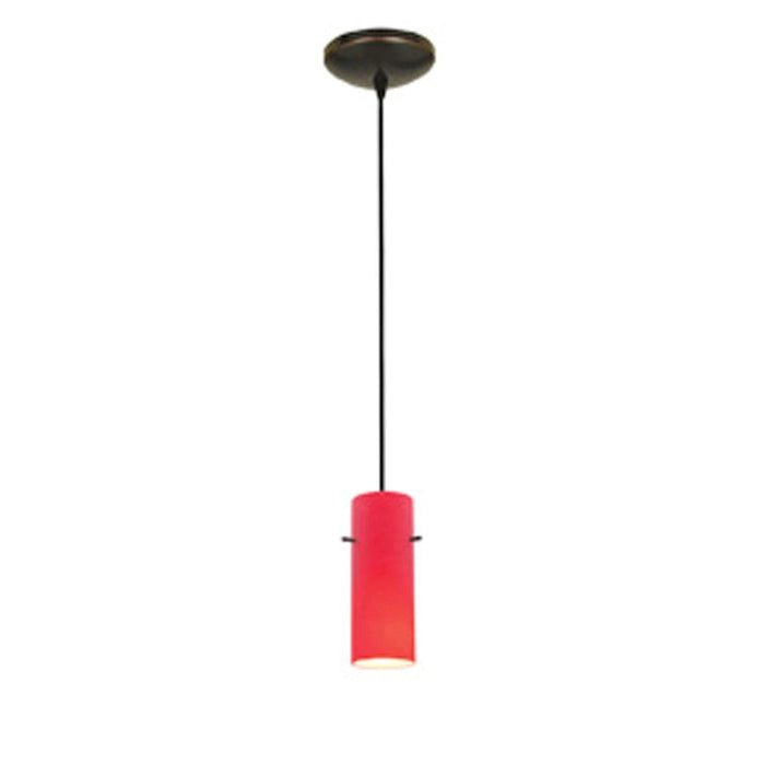 Access Lighting Cylinder 3C 1 Light Cord Pendant