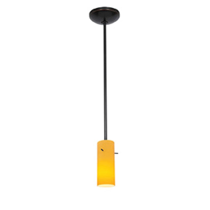 Access Lighting Cylinder 3R 1 Light Rod Pendant