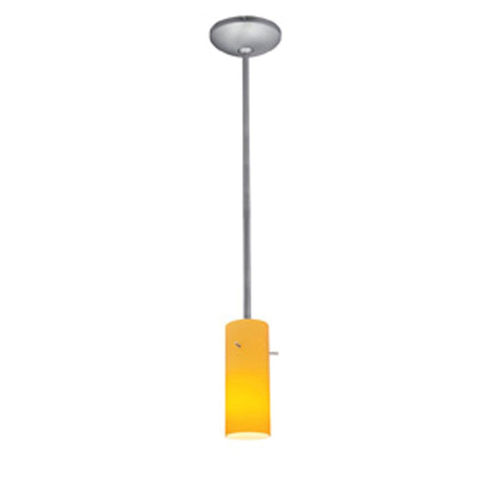 Access Lighting Cylinder 4R 1 Light Rod Pendant