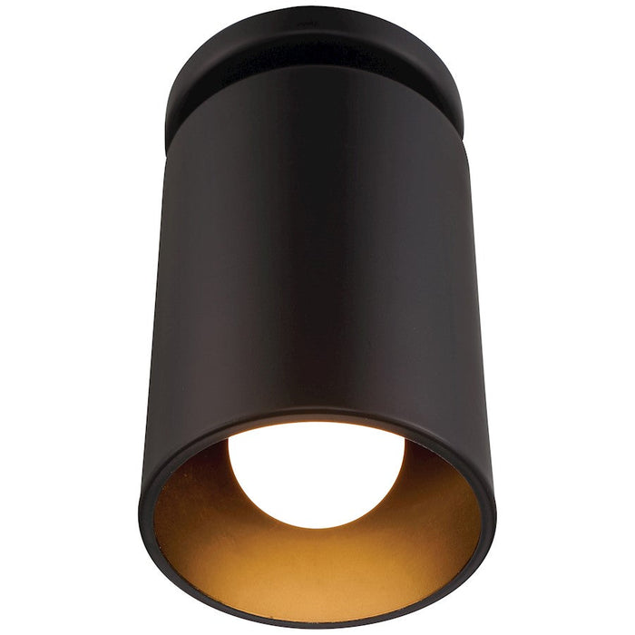 Access Lighting Pint 1 Light Outdoor LED Flush, Black/Black