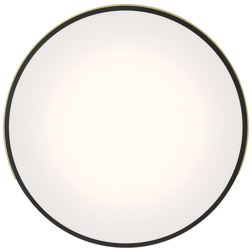 Access Lighting Maestro 1 Light LED Flush, Black/Clear