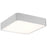 Access Lighting Granada 1 Light LED Flush Mount, Satin/Clear - 49982LEDD-SAT-ACR