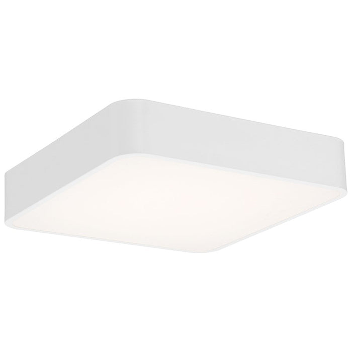 Access Lighting Granada 1 Light LED Flush Mount, White/Clear - 49982LEDD-WH-ACR