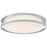 Access Lighting Lucia 1 Light LED Flush Mount, Satin/Clear - 49992LEDD-SAT-ACR