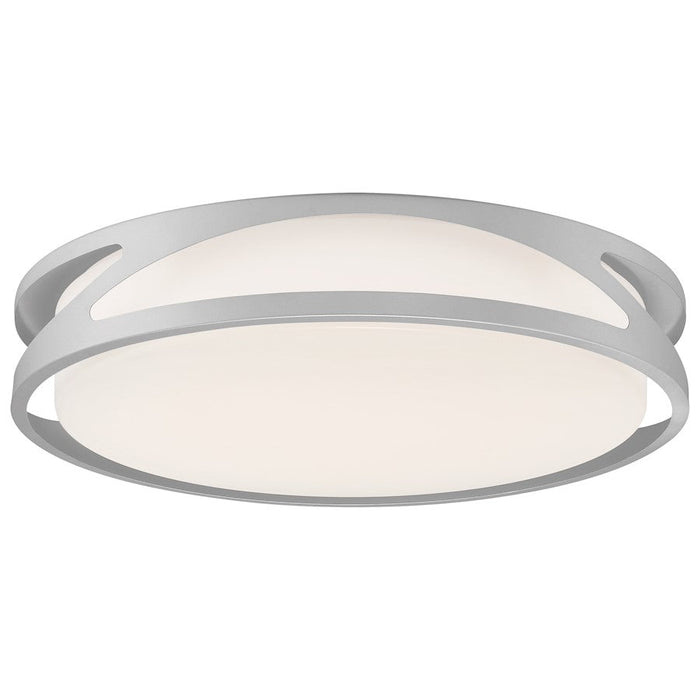 Access Lighting Lucia 1 Light LED Flush Mount, Satin/Clear - 49992LEDD-SAT-ACR