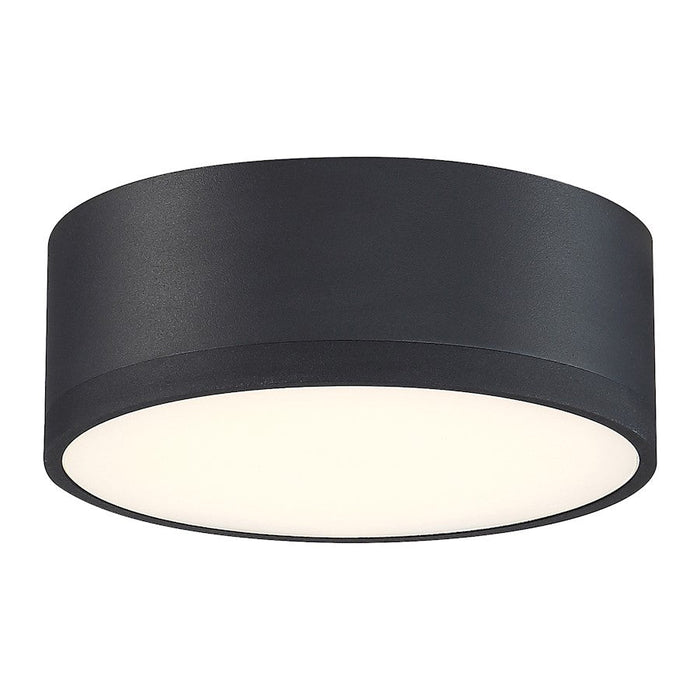 Access Lighting Beat 1 Light Flush Mount, Black/White - 50004LEDD-BL-ACR-120V