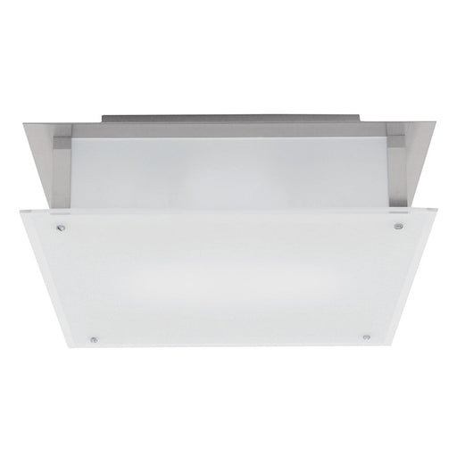 Access Lighting Vision 1 Light Flush Mount, Steel