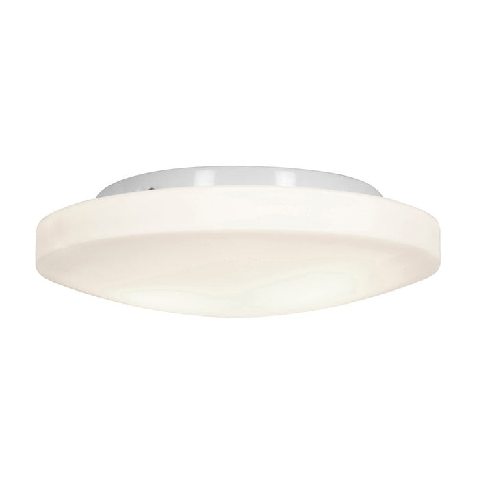 Access Lighting Orion 1 Light 13" Flush Mount, White