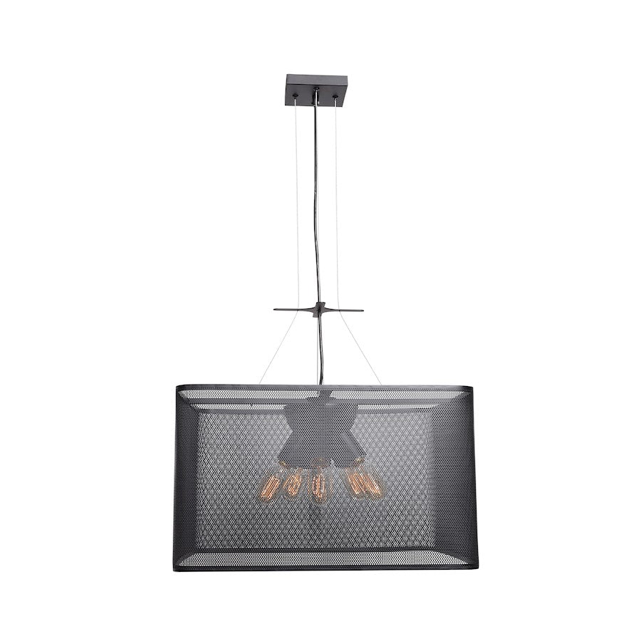 Access Lighting Epic 5 Light 15" Pendant, Black