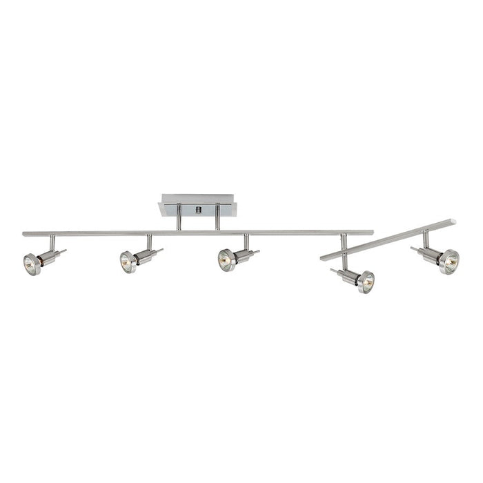 Access Lighting Viper 5 Light Semi-Flush, Brushed Steel