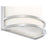 Access Lighting Lola 1 Light Wall Sconce, Brushed Steel/Frosted