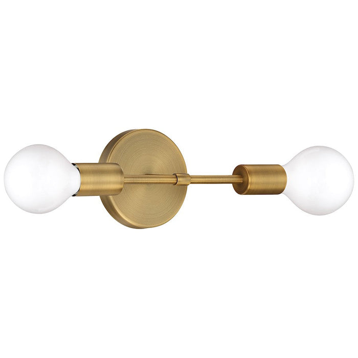 Access Lighting Iconic G 2 Light LED Wall Sconce, Brass - 62302LEDDLP-ABB