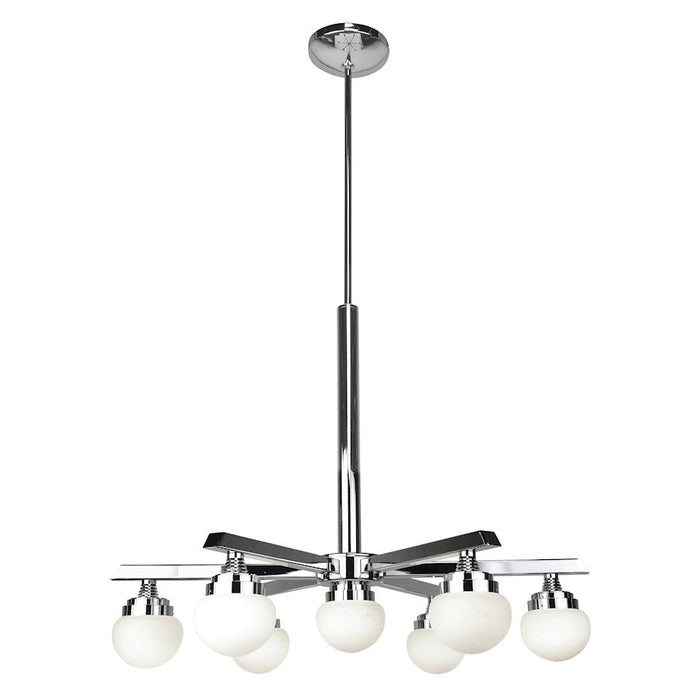 Access Lighting Classic 7 Light Chandelier, Chrome