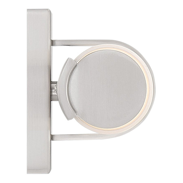 Access Lighting Escape 1 Light LED Sconce, Steel/White