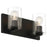 Access Lighting Oslo 2 Light LED Vanity, Matte Black/Clear