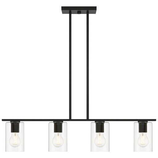 Access Lighting Oslo 1 Light LED Linear Pendant, Black
