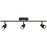 Access Lighting Lincoln 3 Light Adj LED Track, Black/Black - 63073LEDDLP-MBL