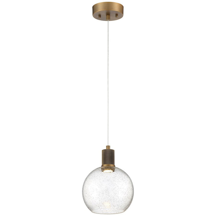 Access Lighting Port Nine Burgundy LED Pendant, BS/Seed - 63142LEDD-ABB-SDG