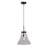 Access Lighting Simplicite 1 Light Pendant, Black Chrome