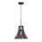 Access Lighting Simplicite 1 Light Pendant, Black Chrome