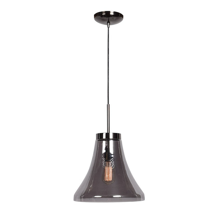 Access Lighting Simplicite 1 Light Pendant, Black Chrome