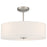 Access Lighting Mid Town 3-Lt 18" LED Pendant/Semi, ST/WH - 64065LEDDLP-BS-WH