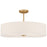 Access Lighting Mid Town 4-Lt 24" LED Pendant/Semi, BS/WH - 64066LEDDLP-ABB-WH