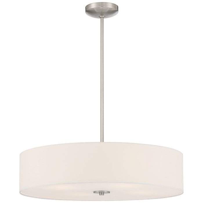 Access Lighting Mid Town 4-Lt 24" LED Pendant/Semi, ST/WH - 64066LEDDLP-BS-WH