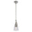 Artcraft Clarence 1 Light 10" Pendant, Brushed Nickel - AC10761BN