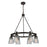 Artcraft Clarence 6 Light 34" Chandelier, Oil Rubbed Bronze - AC10765OB