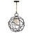 Artcraft Orbit 1 Light 20" Chandelier, Oil Rubbed Bronze - AC10951