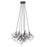 Artcraft Artistry 6 Light Chandelier, Matte Black/Harvest Brass - AC11119