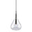 Artcraft Conic Pendant, Black/Clear