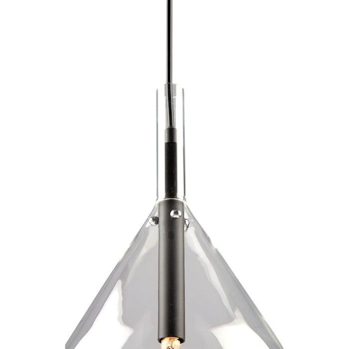 Artcraft Conic Pendant, Black/Clear