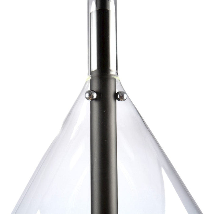 Artcraft Conic Pendant, Black/Clear