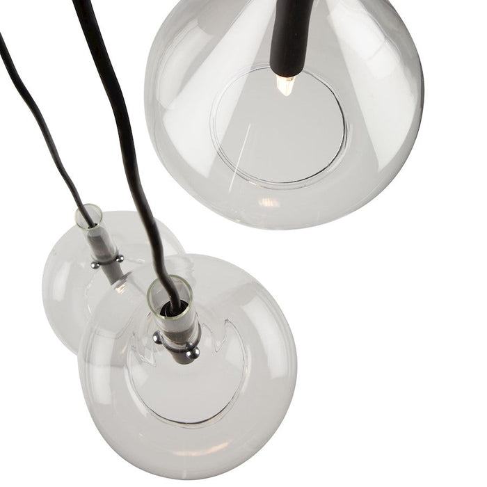 Artcraft Conic Pendant, Black/Clear