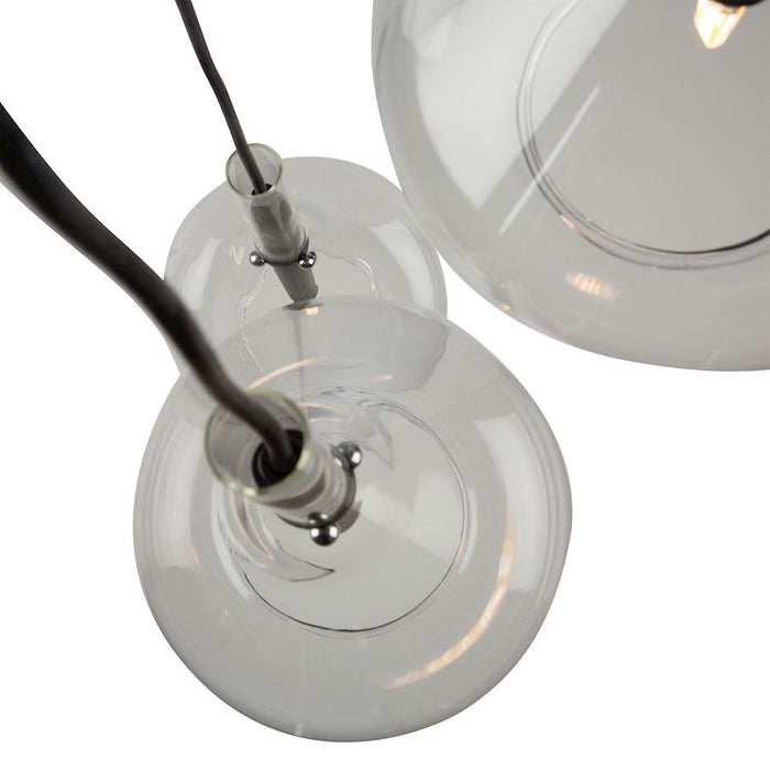 Artcraft Conic Pendant, Black/Clear