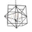 Artcraft Roxton 12 Light 45" Chandelier, Matte Black/Polished Nickel - AC11202PN